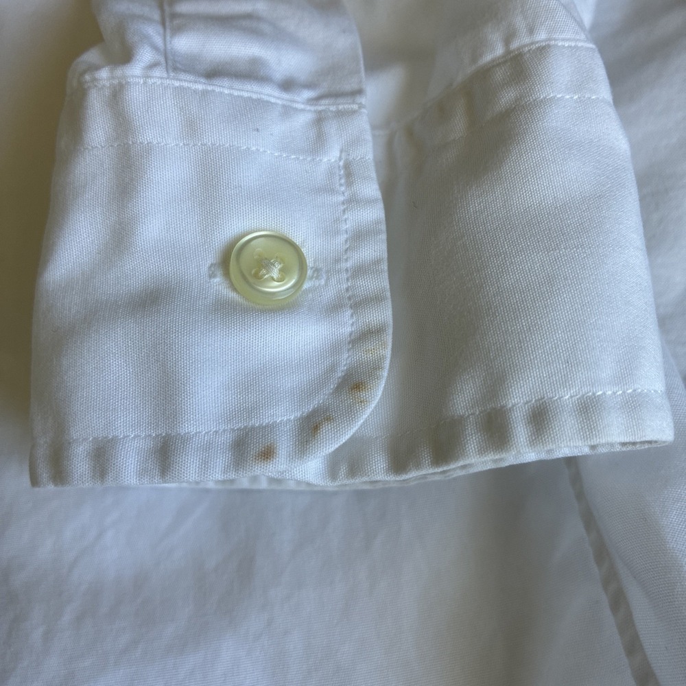VTG Ralph Lauren Blake Button Down Shirt Men's L White Canon GHO Golf Tournament - Picture 8 of 11
